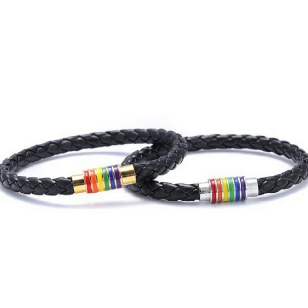 $BLACK FRIDAY SALE LGBT Rainbow Magnetic Bracelet